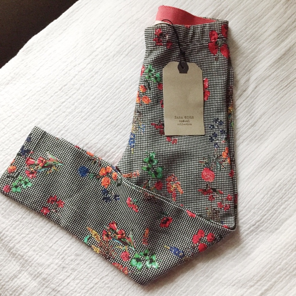 Zara floral pattern legging